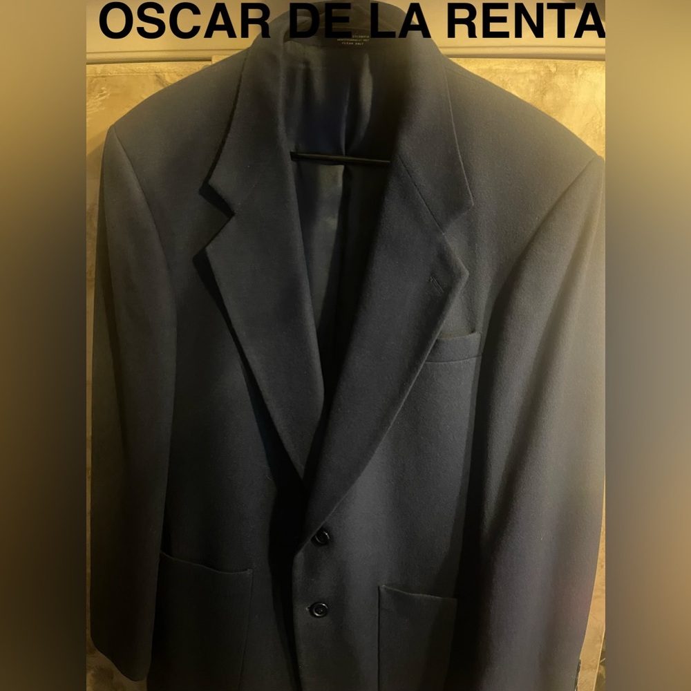 Oscar De La Renta Blazer Jacket Blue